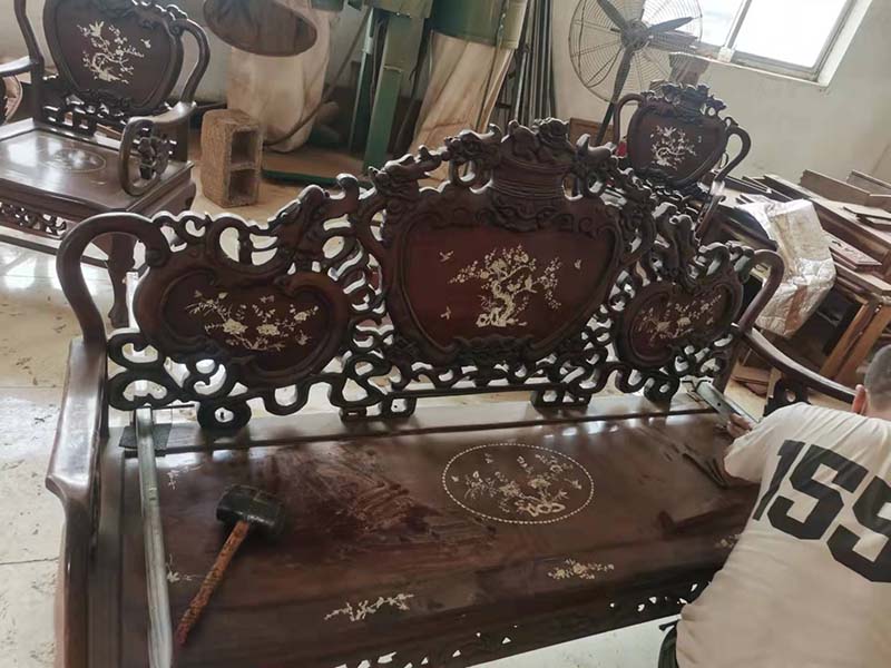 砀山旧红木家具保养